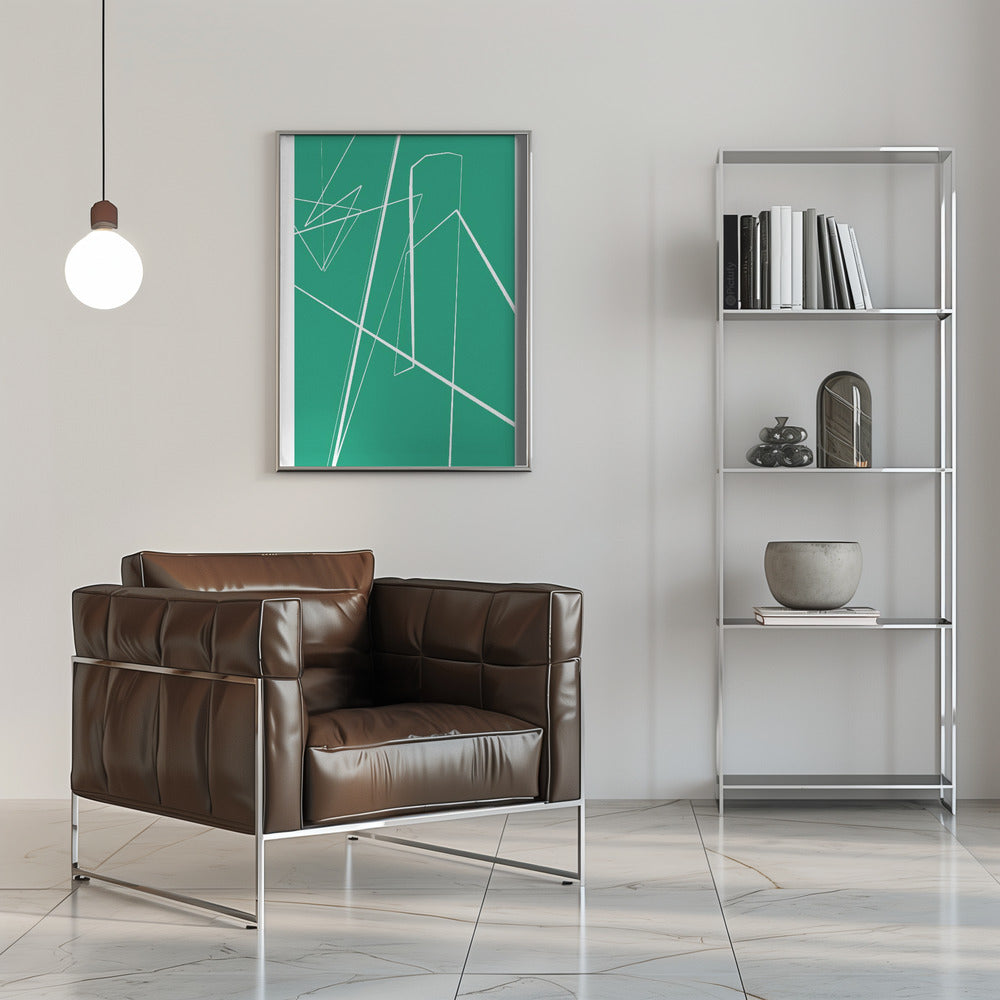 Angular Lines No 8 Poster